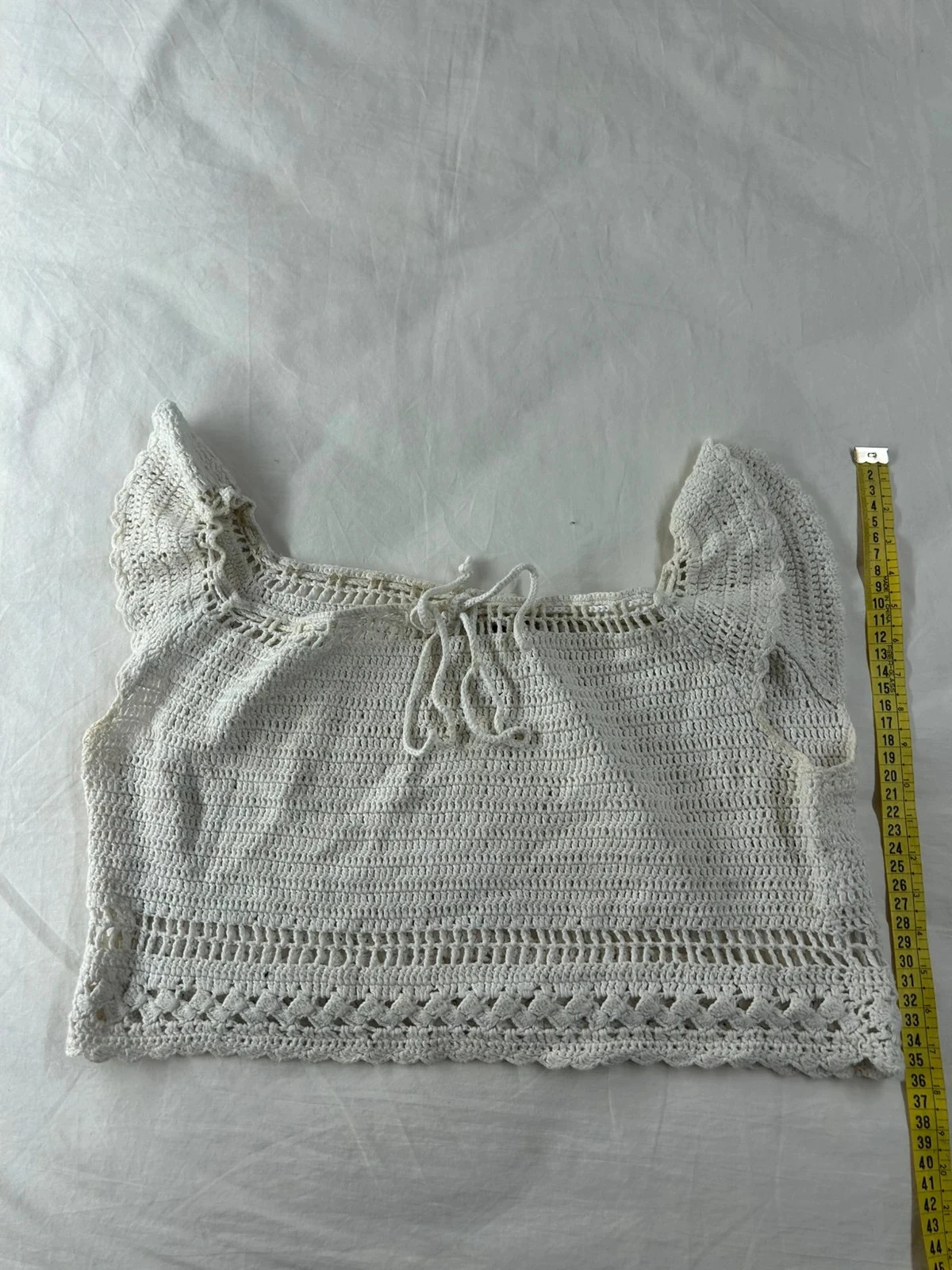 Top court blanc divided h&m